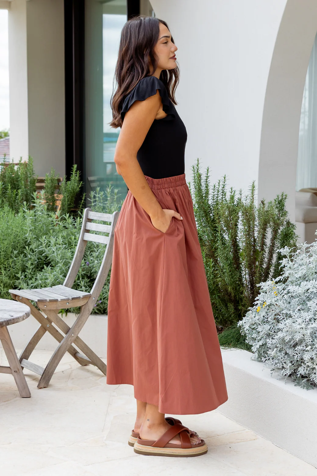Agnes Frill Tank Black - Image 7