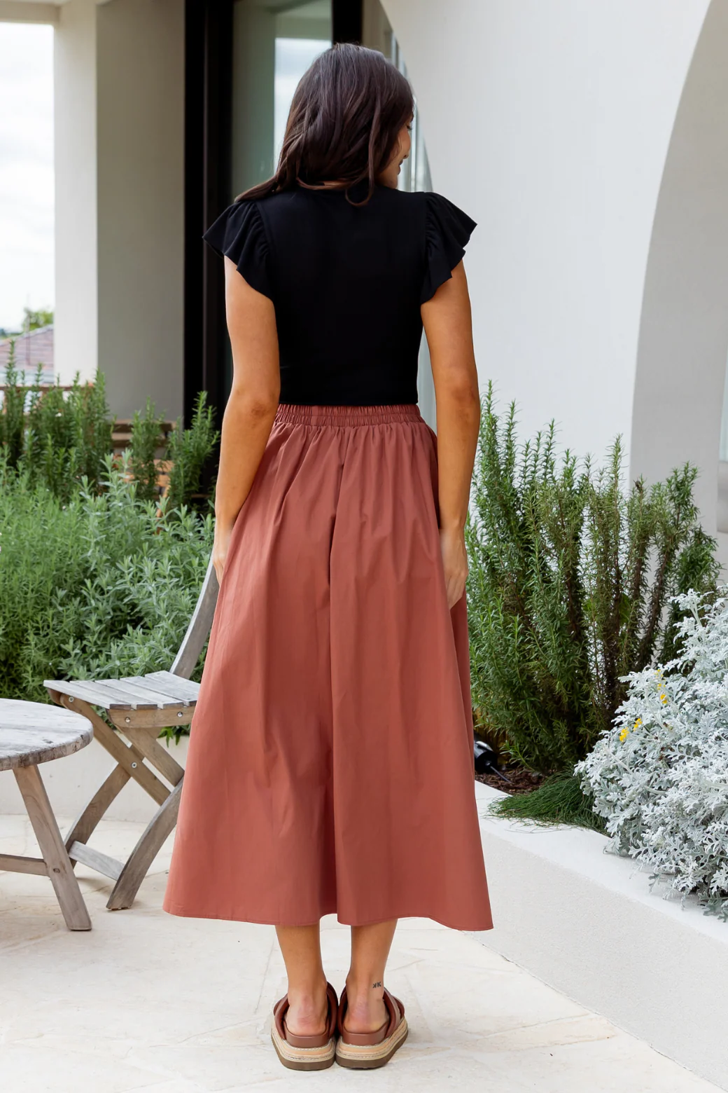 Agnes Frill Tank Black - Image 9