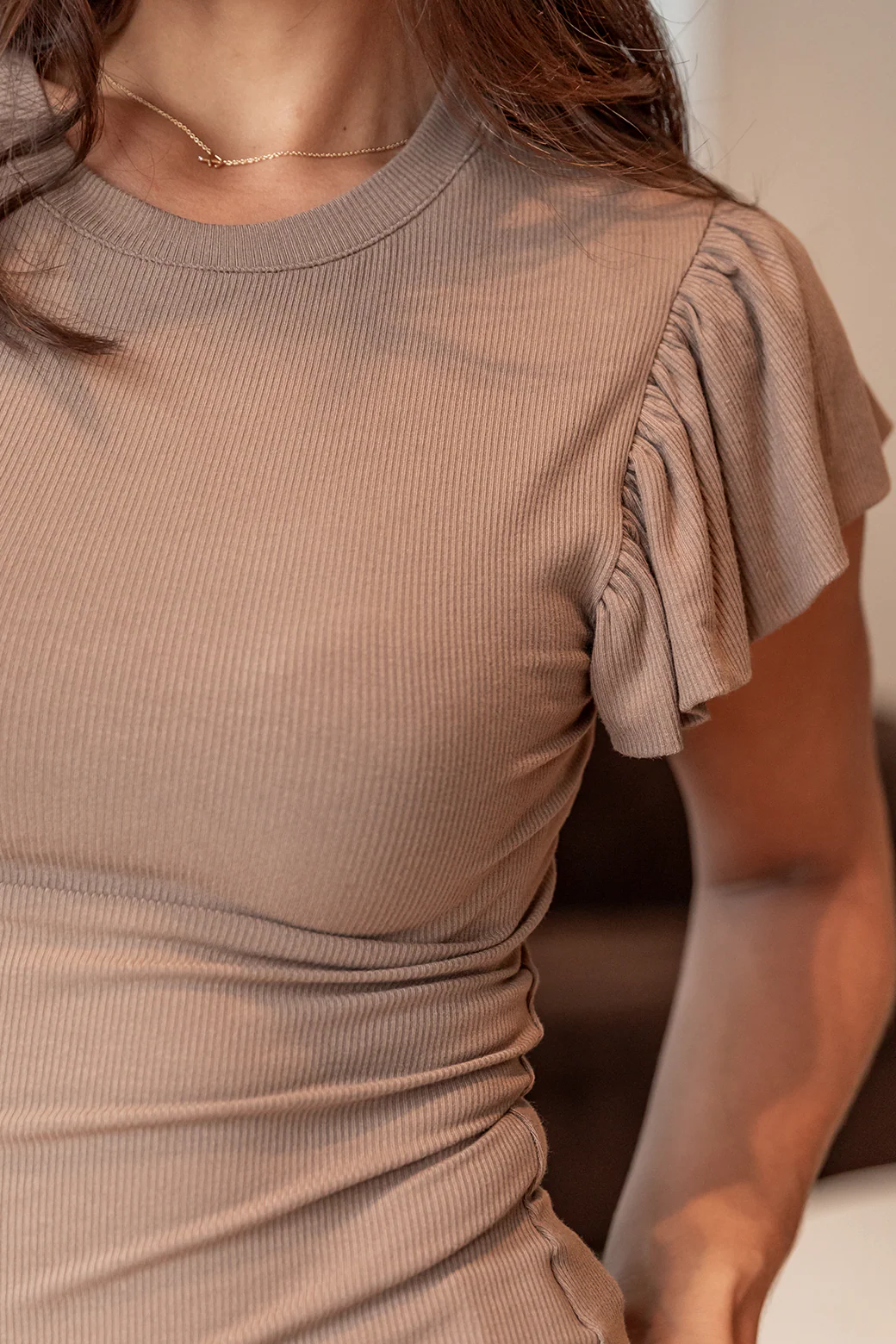 Agnes Frill Tank Nougat - Image 11