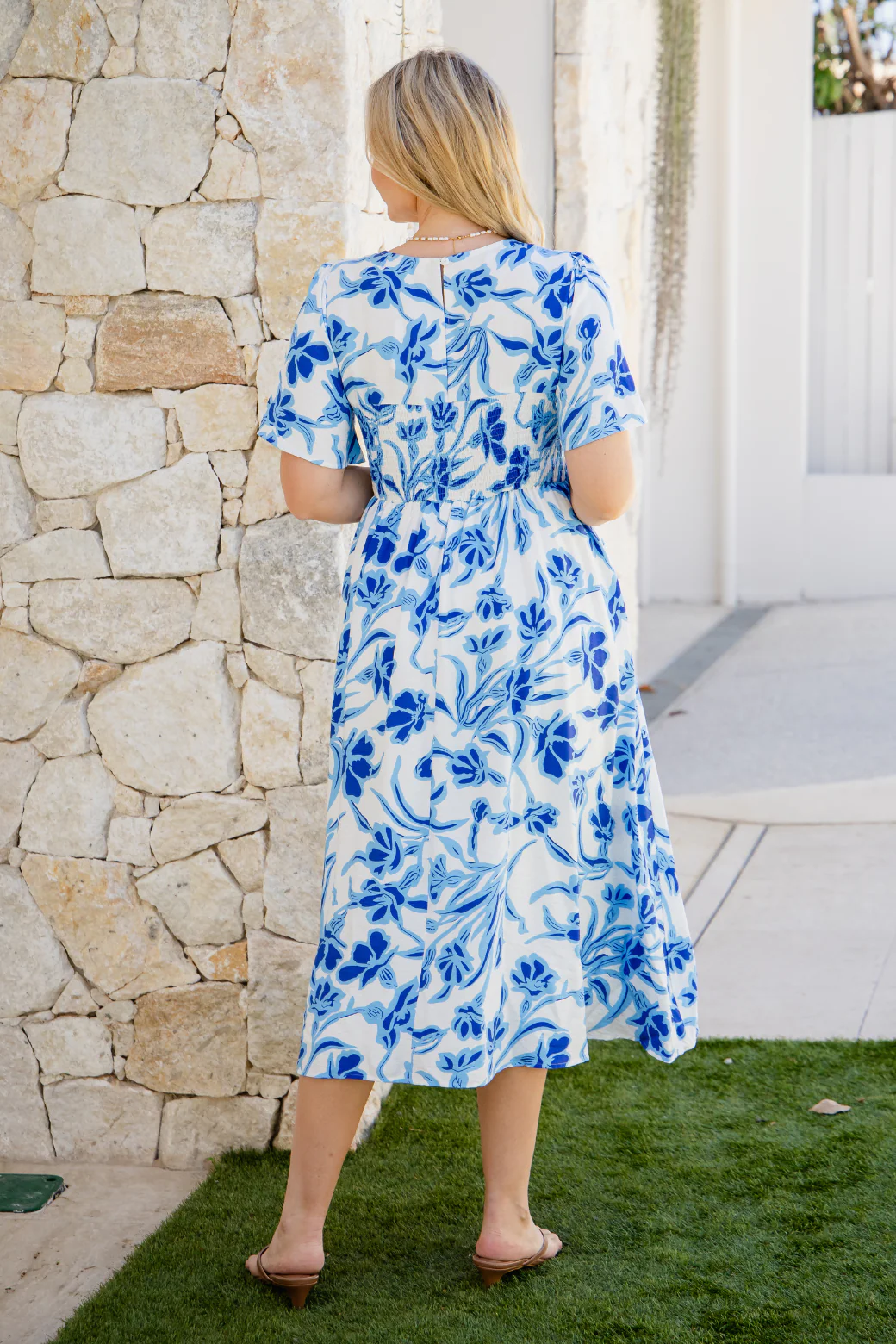 Annalee Midi Dress Hudson Print - Image 10
