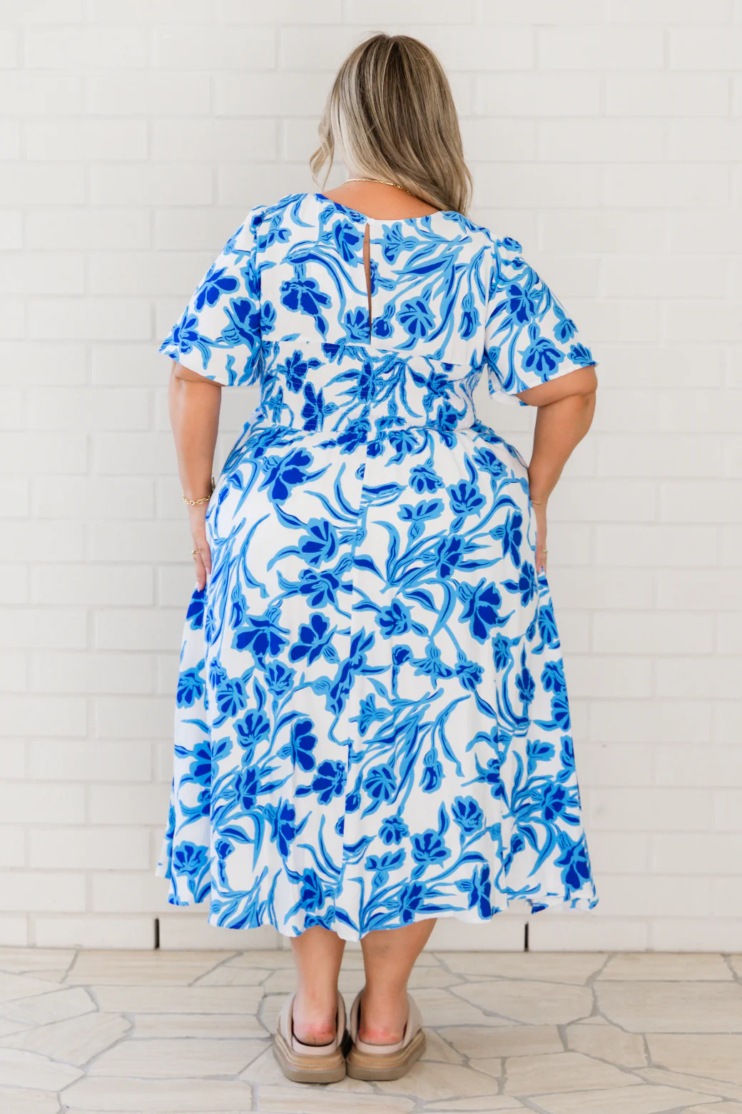 Annalee Midi Dress Hudson Print - Image 11