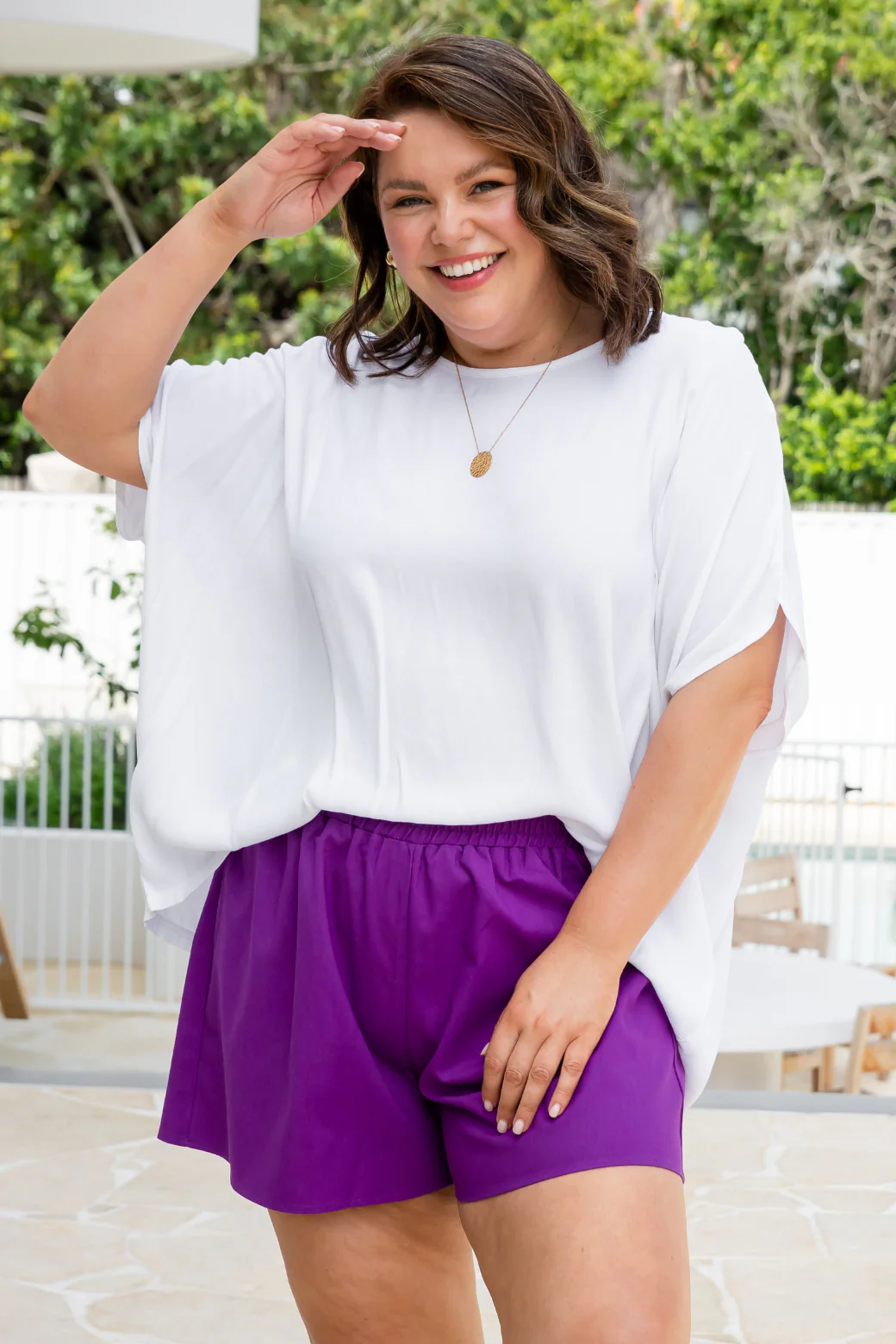 FINAL SALE | Kelsey Shorts Violet - Image 8