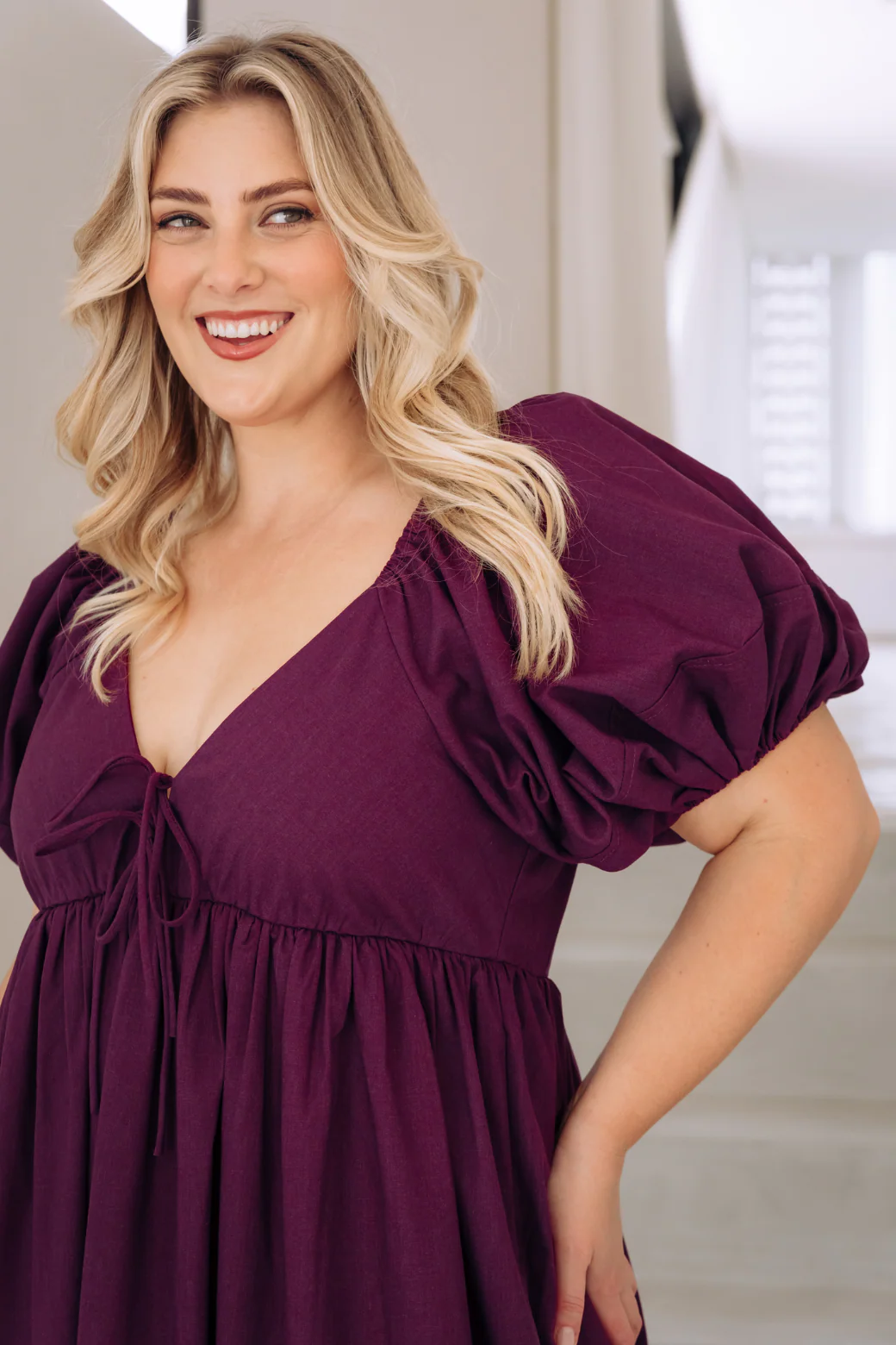 Final Sale | Mikayla Midi Dress Orchid - Image 9