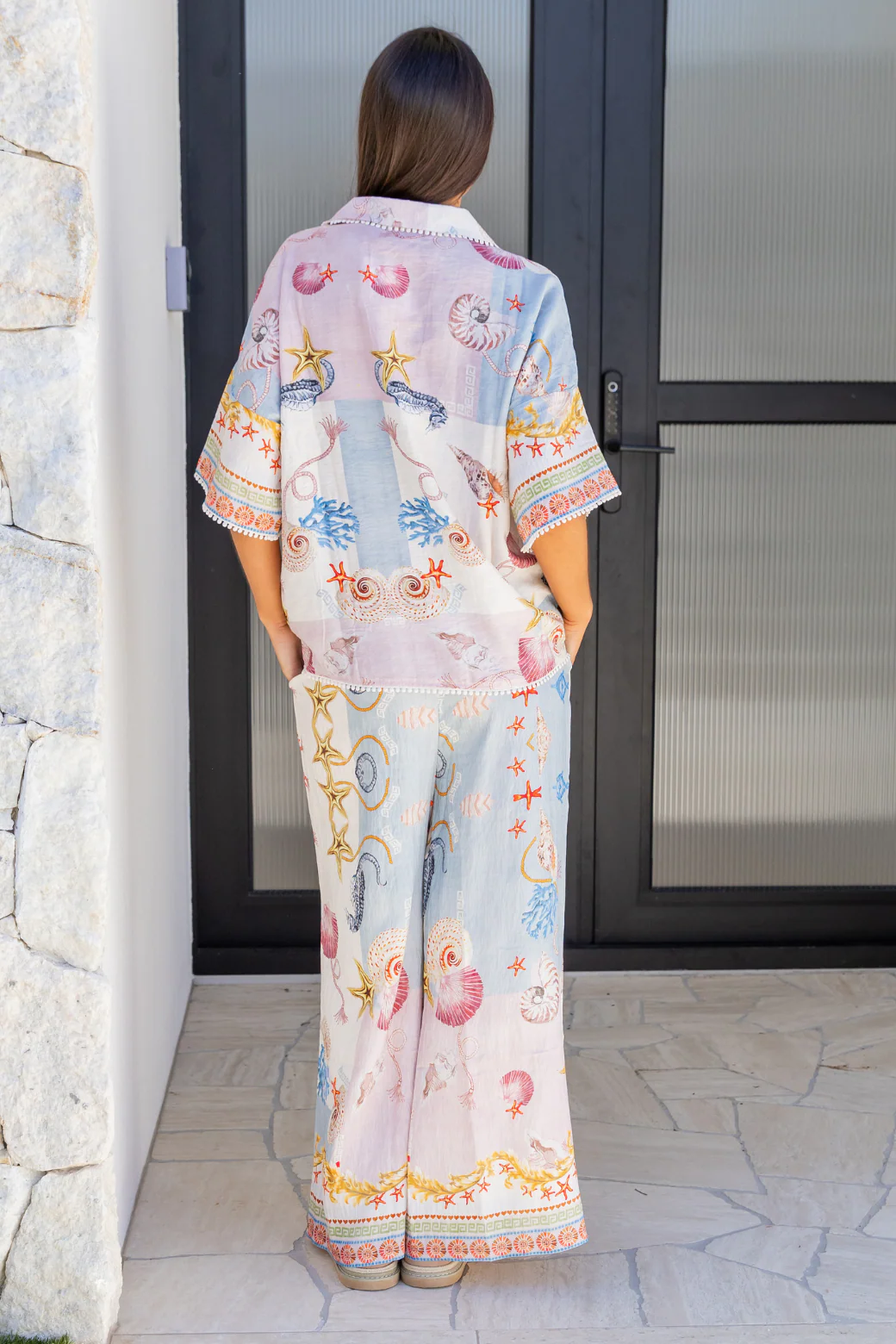 Final Sale | Molly Shirt Ocean Queen Print - Image 10