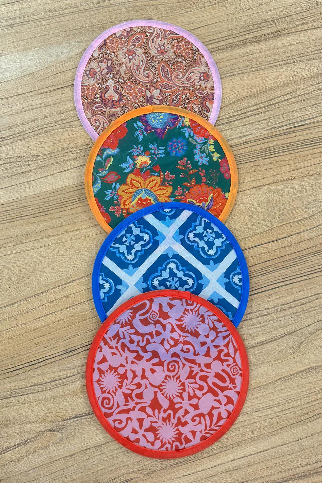 FINAL SALE | Orange Sherbet Twist Fan Moroccan Sun - Image 3
