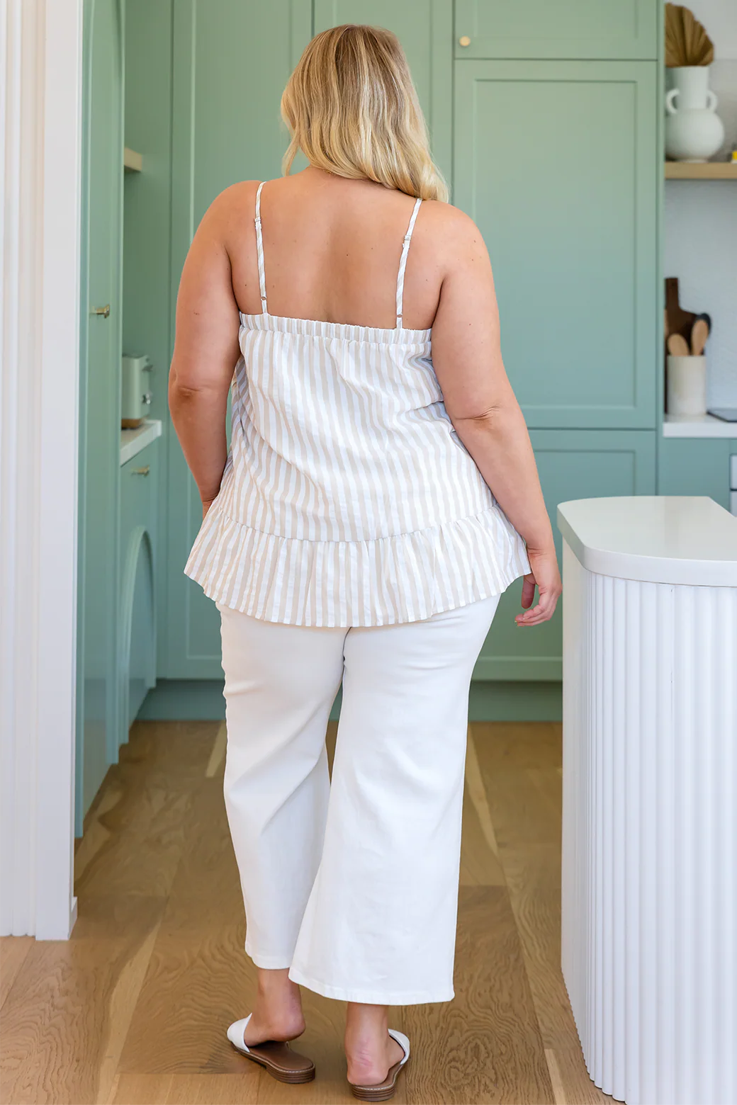 Final Sale | Sinead Top Latte Stripe - Image 10
