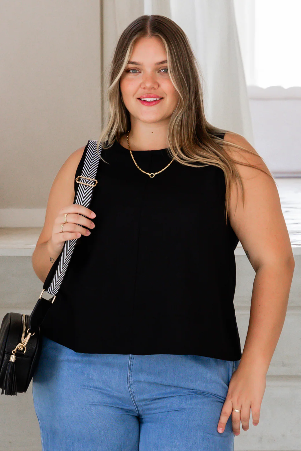 Trudy Shell Top Black - Image 4