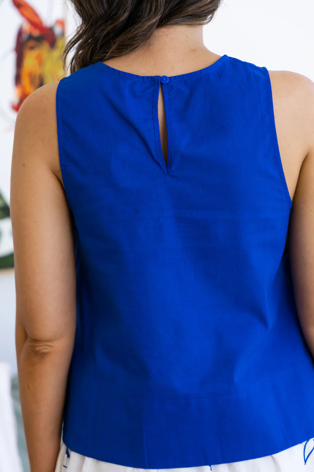 Trudy Shell Top Deep Blue - Image 11