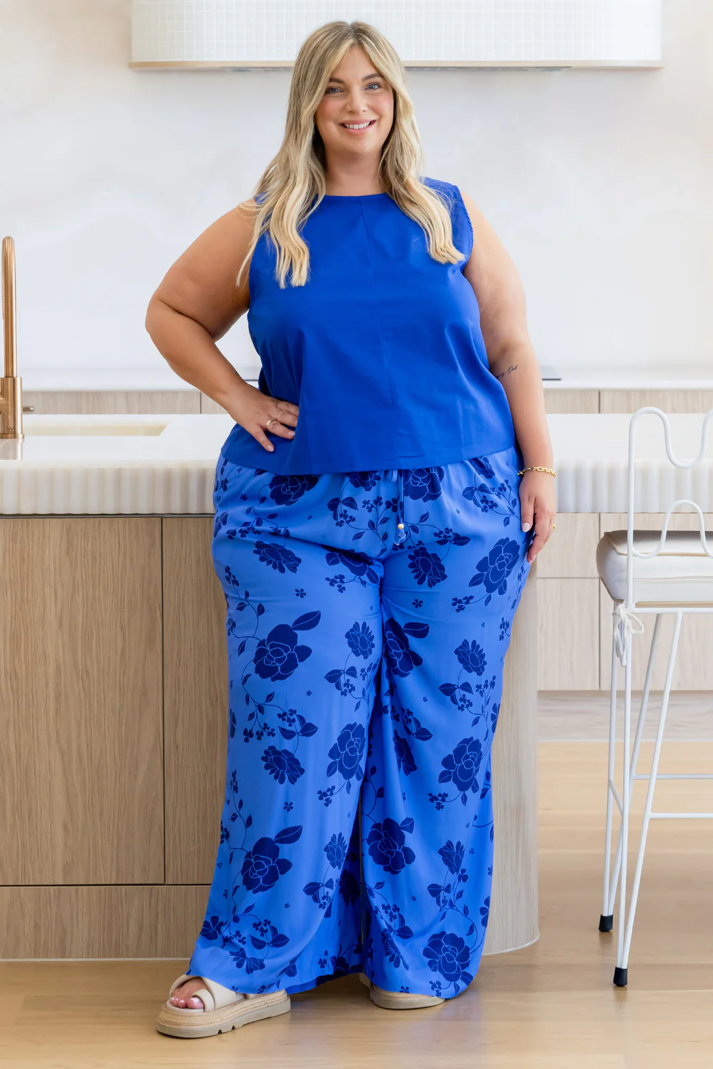 Trudy Shell Top Deep Blue - Image 5