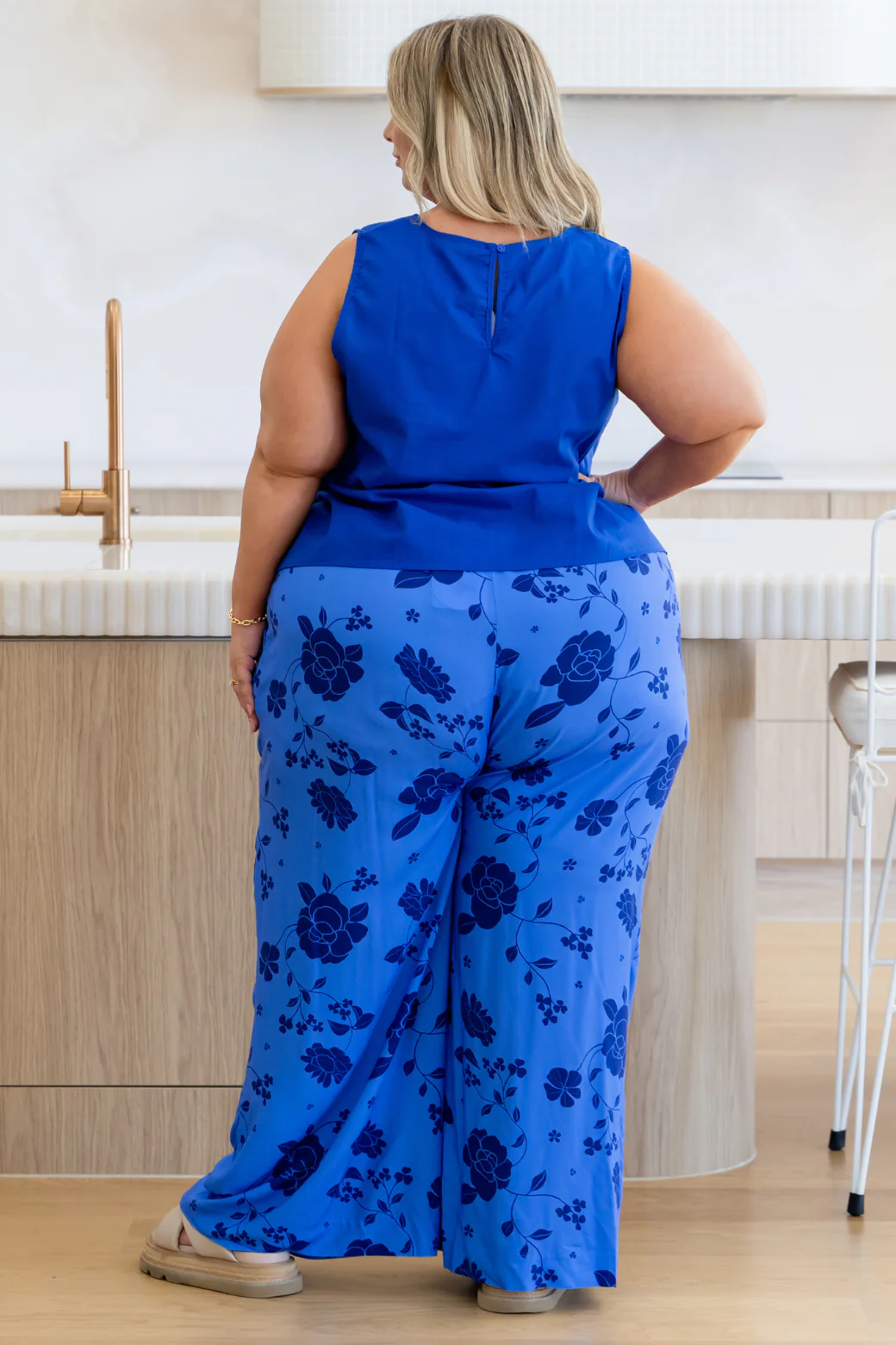 Trudy Shell Top Deep Blue - Image 9