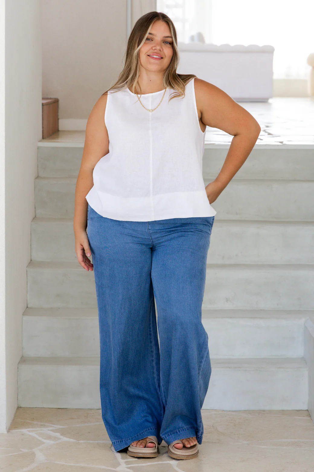 Trudy Shell Top White - Image 5