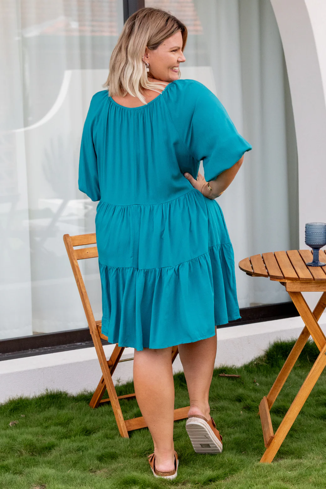 FINAL SALE | Venus Dress Deep Teal - Image 13