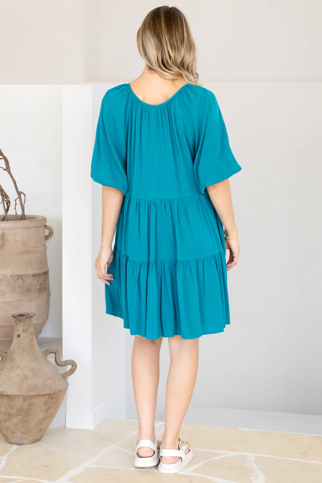 FINAL SALE | Venus Dress Deep Teal - Image 15